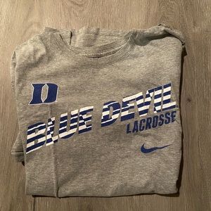 Mike Duke lacrosse T shirt